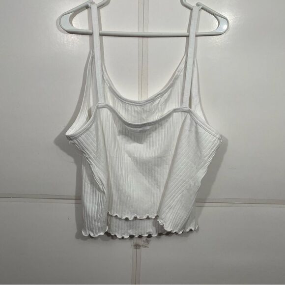 NWOT Old Navy Plus Size Cropped Ribbed Tank Top - Picture 2 of 5